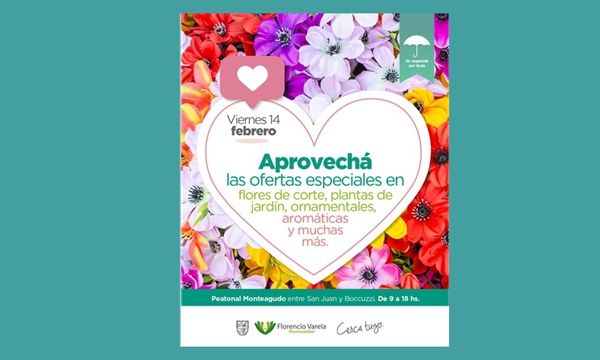 Propuestas para celebrar San Valentín en Florencio Varela